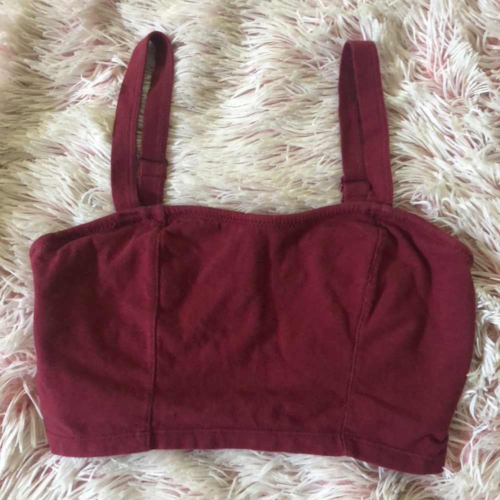 Open Back Crop Top